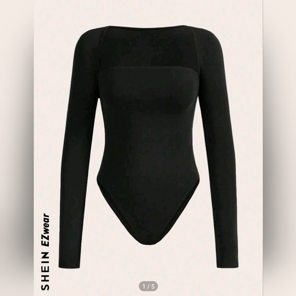 SHEIN Women Strapless Black Bodysuit & Bolero Top size XS Summer Spring Fall - Picture 1 of 5